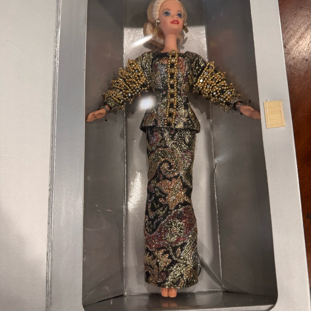 CHRISTIAN DIOR Barbie Limited Edition VTG Designer Doll 1995 Mattel 13168 w/Box